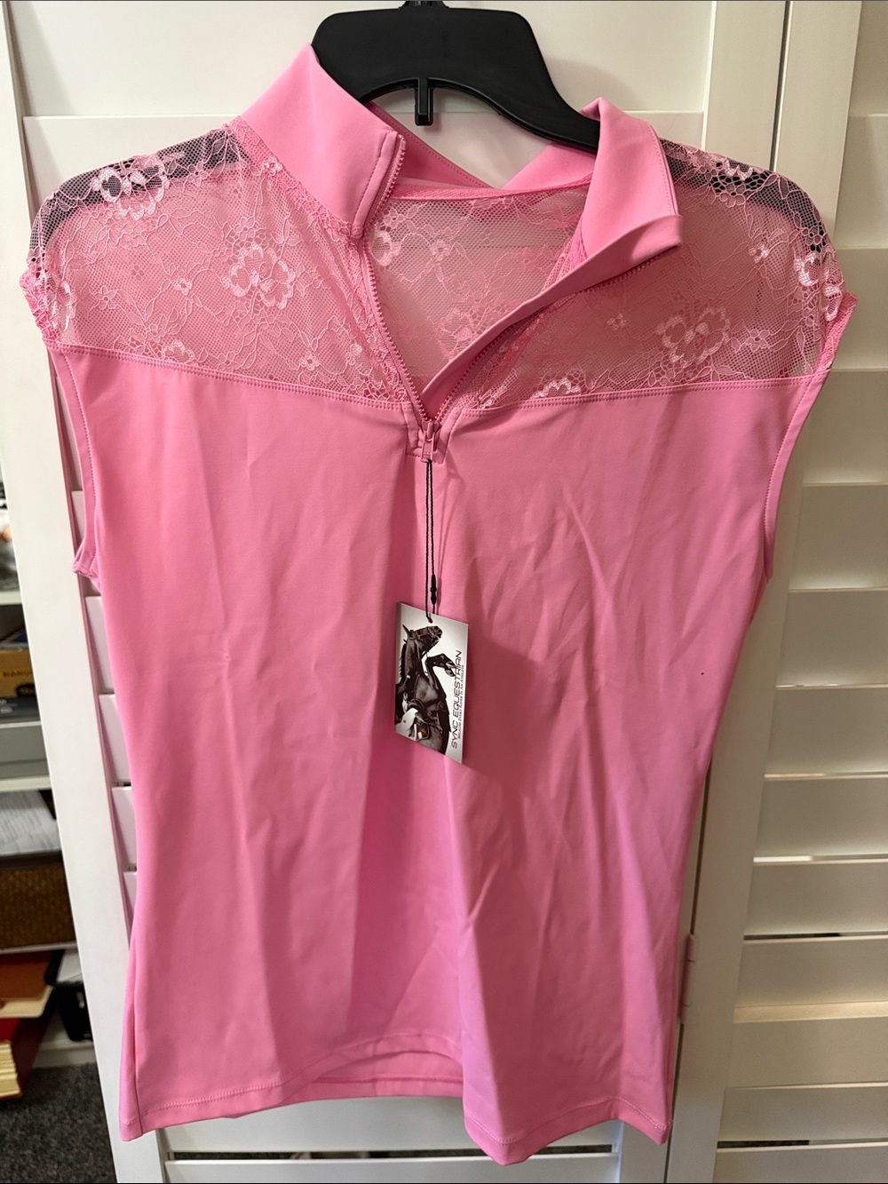 Sync short sleeve riding shirt pink